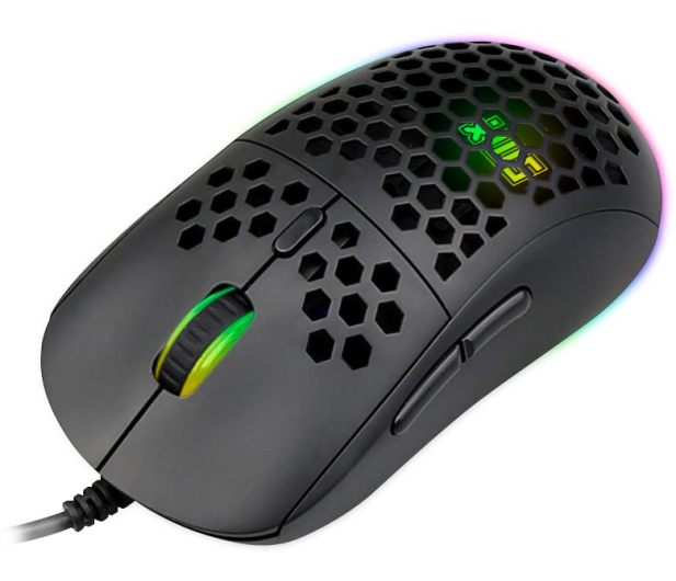 SMX Rascal RGB Przewodowa Myszka - 702790 - zdjęcie 7